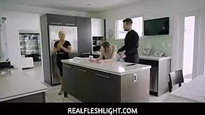 Is my stepdaughter always ready in the kitchen?