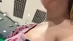 Extreme masturbating in the locker room