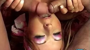 Can Petite Patricia Handle Double Drilling Threesome?