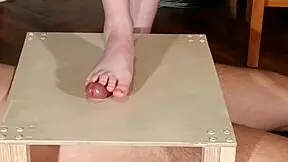 Domina Stomps Cock With Bare Feet And Gives Footjob Pt1 Hd
