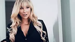 on straighttaboo.com, a blonde teen 18+ gets fingered by her stepmom's boss in a taboo encounter