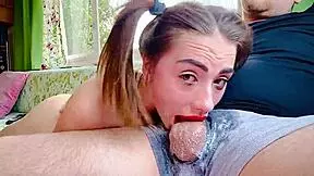 sloppy throat fuck balls deep facefucking makes me wet.