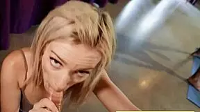 does this slutty blonde suck big cock in yoga class?