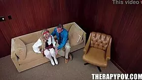 She Overcomes Fear Of Kissing By Licking Dicks