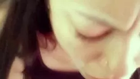 Delicious homemade blowjob with great deep throat