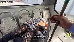peruvian redhead fucks bus conductor to avoid paying fare