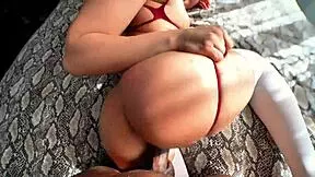 Horny stepmom wakes up with her stepsons hard cock in her mouth