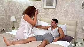 Busty milf delivers intense missionary and creampie!