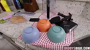 disciplining a messy stepdaughter with POV blowjob