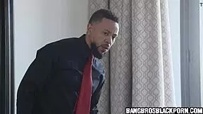 Cute Black Teen 18+ Gets Caught By Her Stepdad While Masturbating!