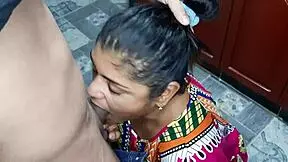 My stepmom really knows how to give amazing blowjobs.