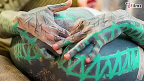 Sexy fishnets highheels stocking solo anal xl dildo play anal dildofucking fishnets highheels stocking