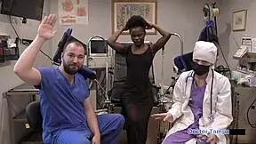 dr tampa examines my neighbor rina arem in her first gyno