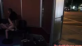 imagine this alt teen getting hardfucked doggystyle right in public