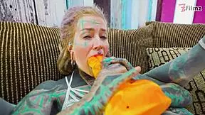 Sexy fishnets highheels stocking solo anal xl dildo play anal dildofucking fishnets highheels stocking