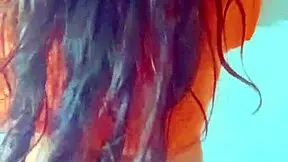 i am college girl masturbating in erotic shower with orgasm