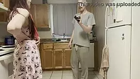 step dad catches step daughter drinking late.
