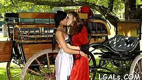 these two honeys are fingering each other so passionately in their teen lesbian play