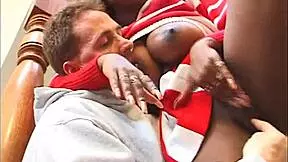 Ebony Cheerleaders Volume 2 Scene 2 – Intense Fucking and Cum