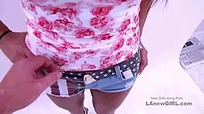 Stunning amateur model gets fucked in a modeling audition