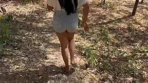 Indian Teen GF Fucked Deep In Jungle Forest.