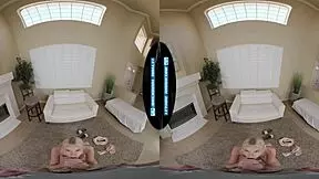 Cute pigtailed roommate Skylar Storm pays rent with POV blowjob and ass licking