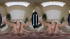 Cute pigtailed roommate Skylar Storm pays rent with POV blowjob and ass licking