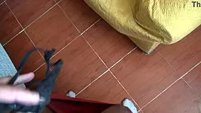 I discovered my 18-year-old stepson masturbating with my dirty panties