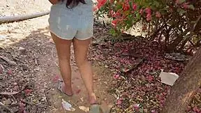 Indian Teen GF Fucked Deep In Jungle Forest.