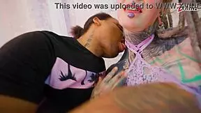 Inked babe ass stretched by bbc ends with atm and a facial cumshot