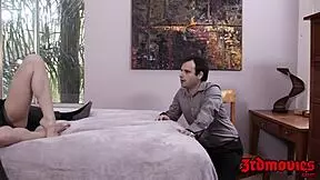 Naughty redhead alexa nova cucks stepdad with big black cock insertion