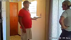 Wife Caught Fucking Pizzaguy On Spycam