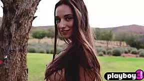 Petite big tits teen gloria sol shows amazing natural body outdoors