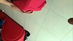 Beautiful Colombian Babe In Intimate Skirt Action With Sexy Curves