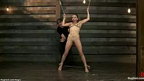 Petite Latina Endures Whipping