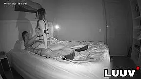 Young european couple engages in intimate exhibitionism for money