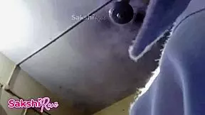 indian newlywed wife enjoys intimate moments with husband