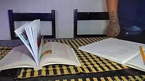 horny student fucking her study partner 😏