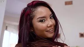 Colombian teen allisonsweet takes huge cock in tight ass