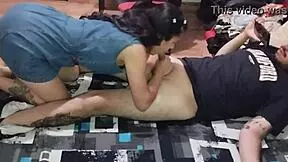 Rica mamada termina en sexo salvaje con jovencita universitaria