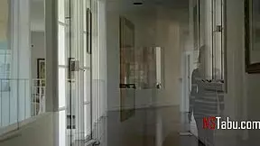 Young step son has sexy affair with blonde step mother