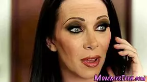 Busty milf scissoring