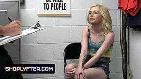 does this hot thief teen get strip-searched by the lp officer?