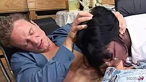 I tricked the white boy into swallowing as the ebony doctor.