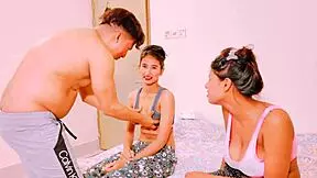 uttaran20 - two gals sharing a big dick on bed