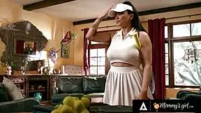 mommys girl - mischievous kimmy kimm learns tennis to spend time with crush stepmom romi rain