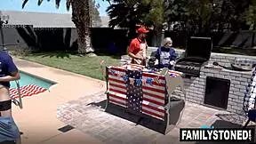 i saw penelope kay get a huge cum show on her face from stepdad will pounder and stepbro josh rivers, it was so messy!!