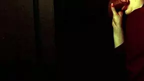 Does this student suck cock at the gloryhole?