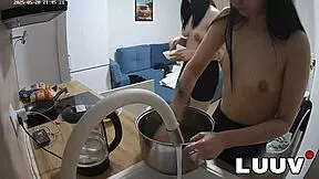 elika and vilika cook dinner for luuv students reality show