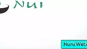 Teen masseuse slides naked body on client